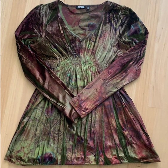 Apt 9 velvet top - Picture 3 of 6